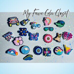 **NEW** Set of 20 Shoe or bag Charms